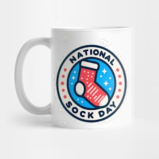 national sock day Mug